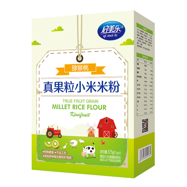 啟美樂(lè)真果粒小米米粉盒裝-獼猴桃