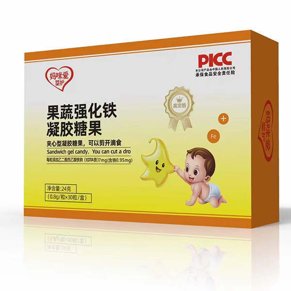 媽咪愛嬰護(hù)果蔬強(qiáng)化鐵凝膠糖果