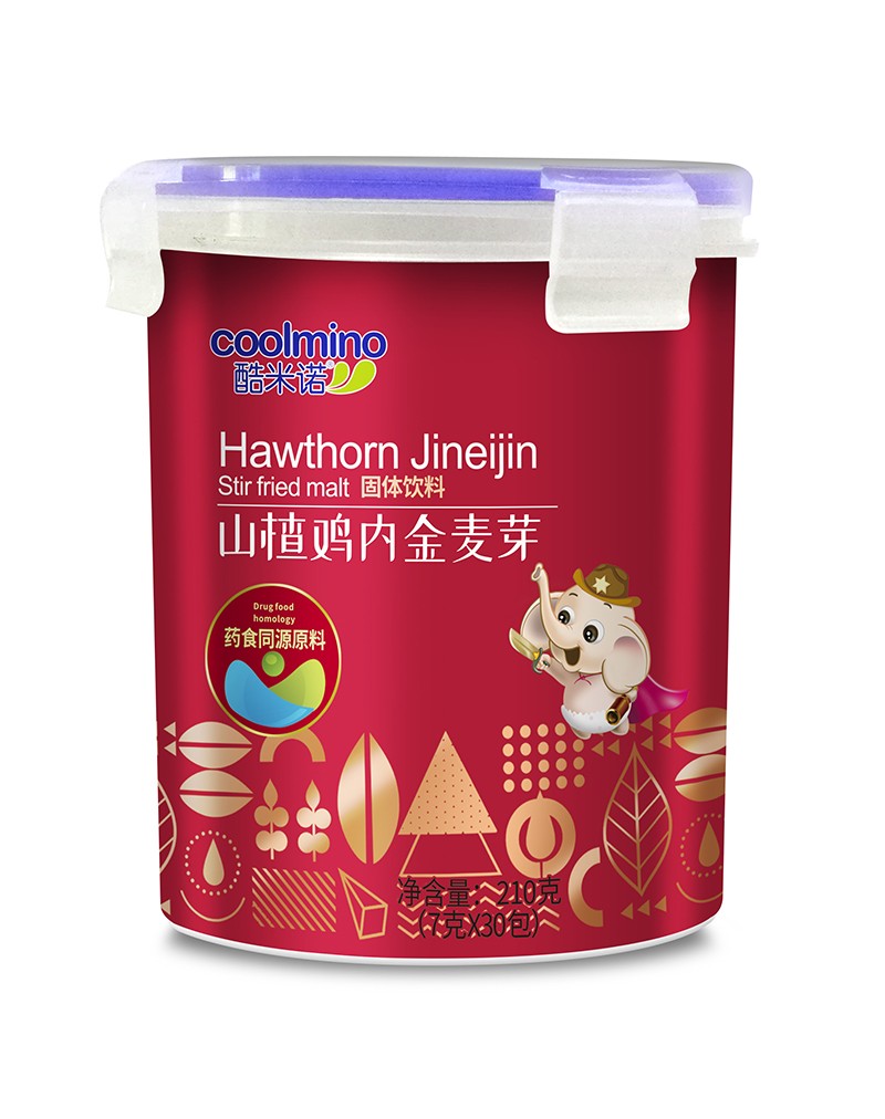 酷米諾山楂雞內(nèi)金麥芽固體飲料210克