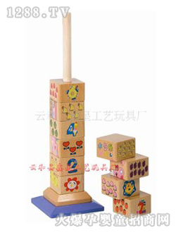 木多樂(lè)積木套塔