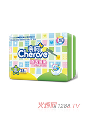 親呵特級薄柔紙尿片XL碼