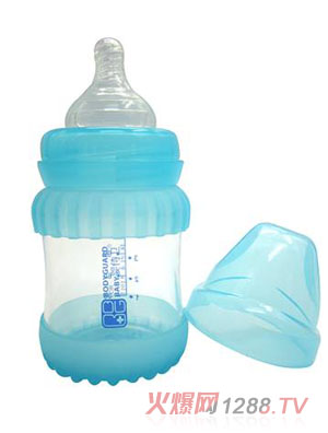 嬰侍衛(wèi)寬口徑玻璃奶瓶150ml