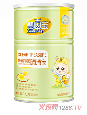 慧因寶蜂蜜菊花罐裝清清寶