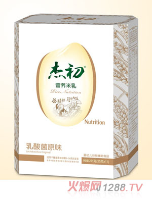 杰初乳酸菌原味營(yíng)養(yǎng)米乳盒裝