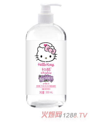 Hello Kitty初酷銀離子免洗手消毒凝膠（植物萃?。?00ml