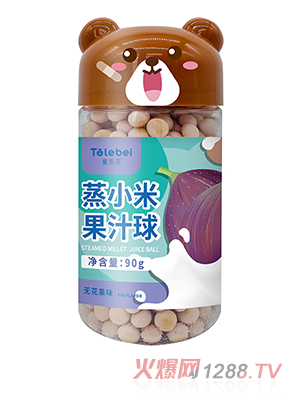 童樂(lè)貝蒸小米果汁球-無(wú)花果味