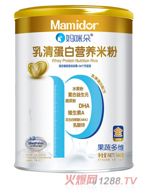 媽咪朵果蔬多維核桃紅棗活性益生元護(hù)暢雙歧因子鐵鋅鈣乳清蛋白營養(yǎng)米粉罐裝
