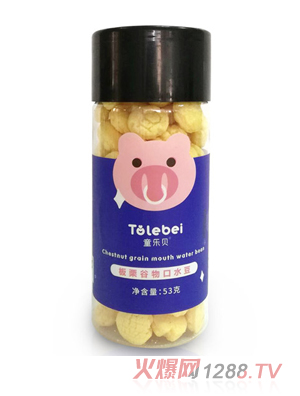 童樂(lè)貝板栗谷物口水豆焦糖口水芽香蔥原味兒童磨牙小零食