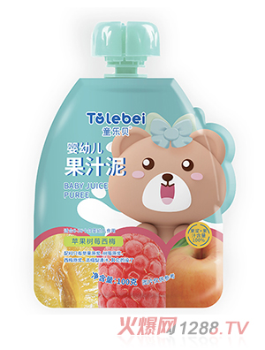 童樂(lè)貝嬰幼兒果汁泥-蘋果樹(shù)莓西梅