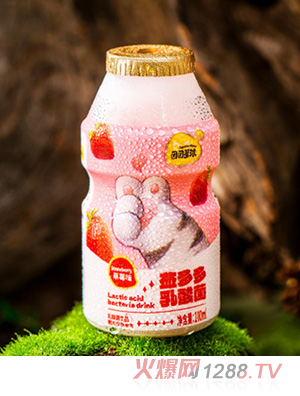 團(tuán)團(tuán)星球益多多乳酸菌飲品-草莓味100ml
