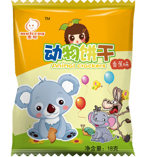 麥聰動物餅干香蕉味