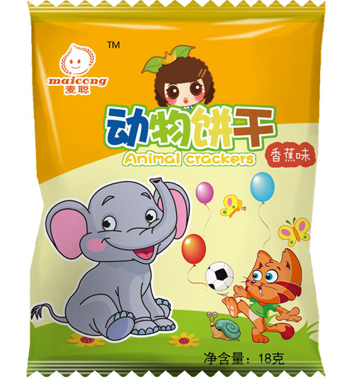 麥聰動物餅干香蕉味