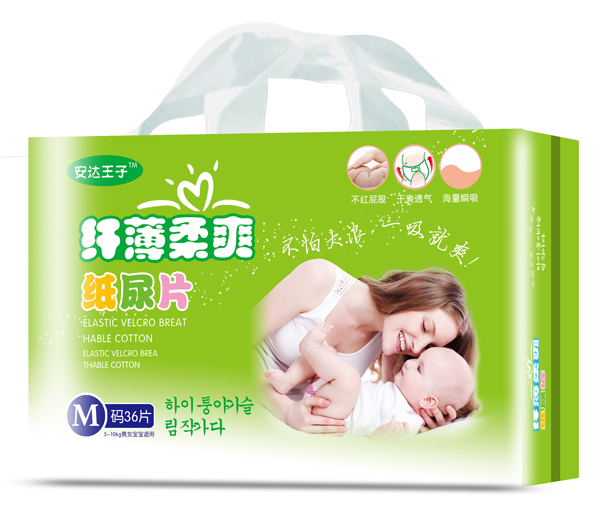 安達(dá)王子纖薄柔爽紙尿片M