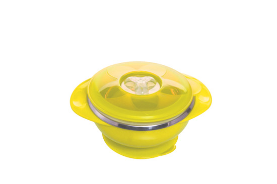 浩一貝貝吸壁碗黃色