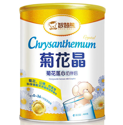 智慧熊菊花蓮心奶伴侶菊花晶