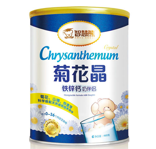 智慧熊鈣鐵鋅奶伴侶菊花晶
